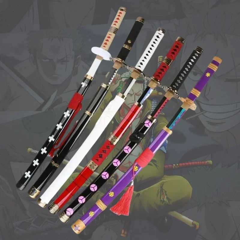 Roronoa Zoro Katana Swordwood Ninja Blade Bleach Life Size Japanese Anime Sarai Katana Sword Role Playing Prop He Decorates Y241230