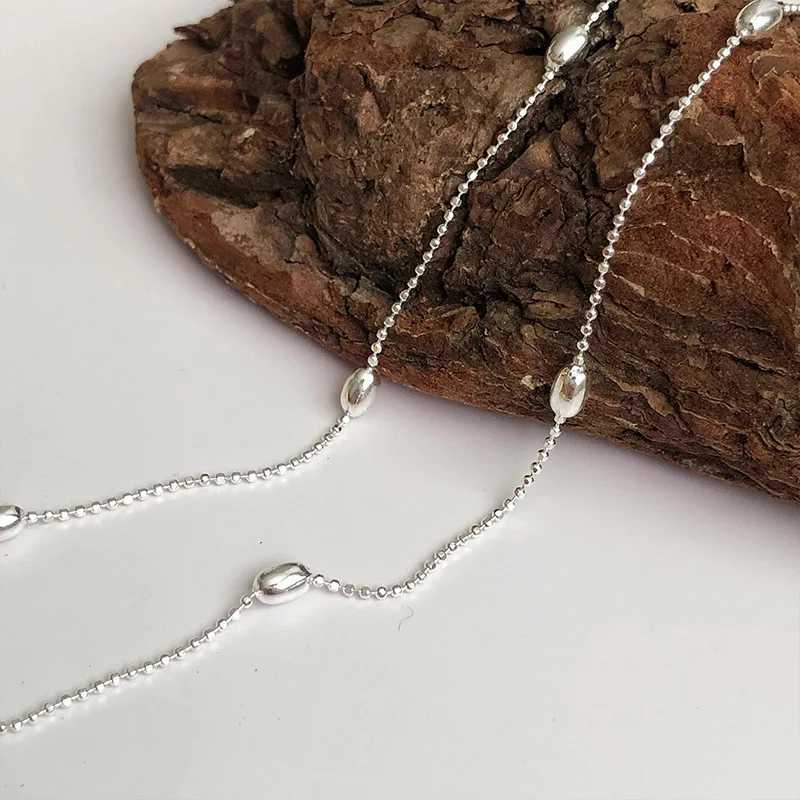 925 pure silver bead necklace suitable for women stylish and elegant Kravik chain womens jewelry gift accessories W241230