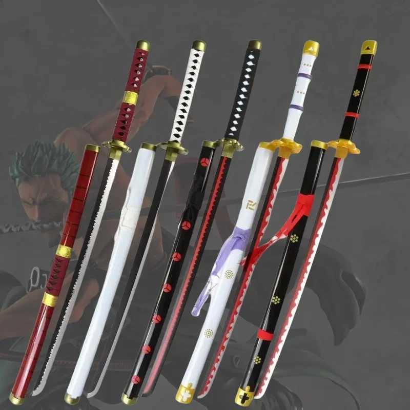Roronoa Zoro Katana Swordwood Ninja Blade Bleach Life Size Japanese Anime Sarai Katana Sword Role Playing Prop He Decorates Y241230