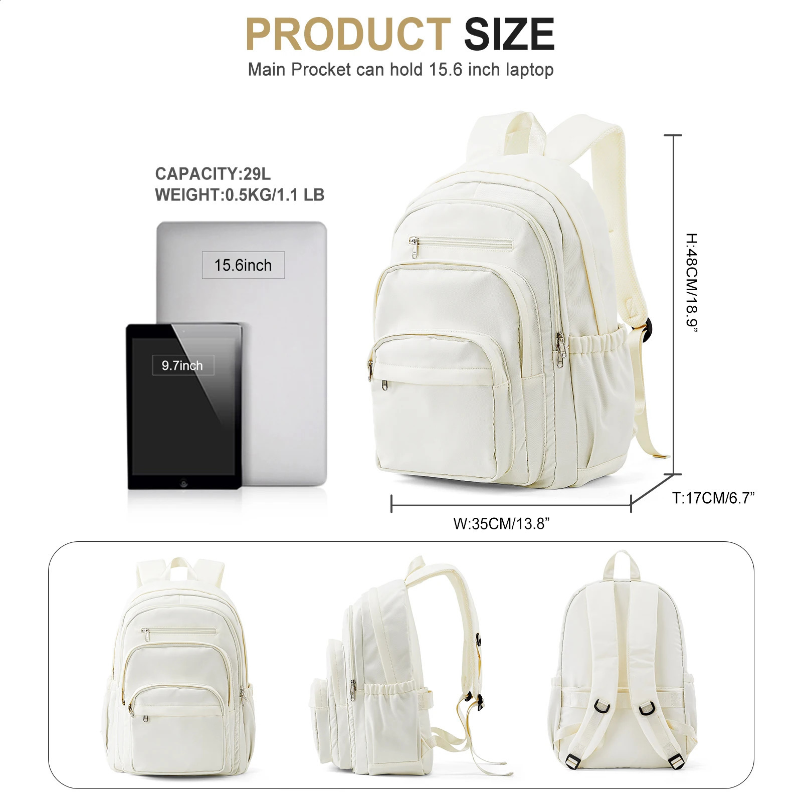 Backpack for Girls Teenager Travel School Backpacks Boys Children Rucksack Casual School Bags Backpack Cute Multipocket Book Bag 241230