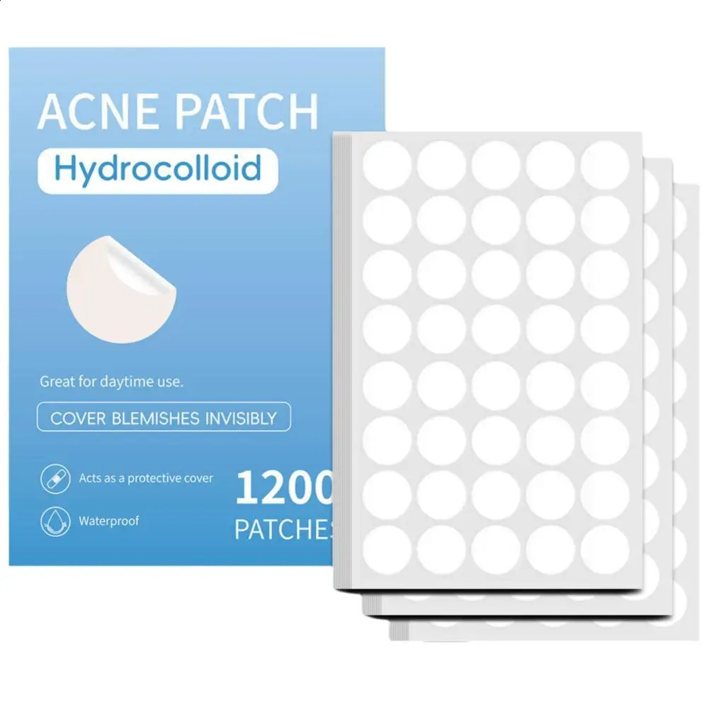 4008001200pcs Face Skin Care Acne Pimple Patch Invisible Professional Healing Absorbing Spot Sticker Covering For Men Women 241230