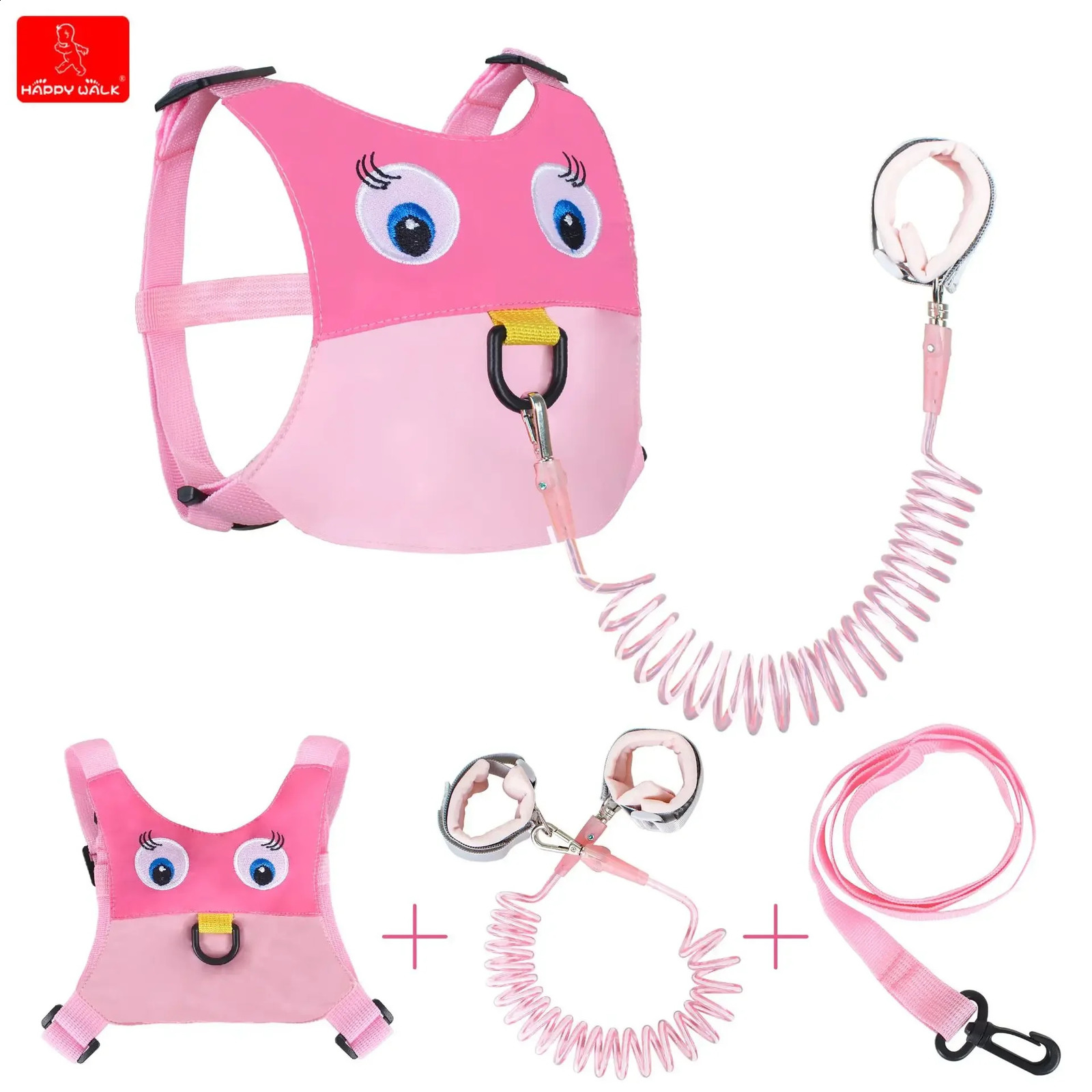 Child Safety Harness Walking Rope Baby Anti-lost Backpack Two-in-one Leash Handheld Device Lifesaving Tool For Kids 241230