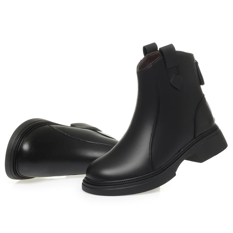 AIYUQI Women's Snow Boots Anti-Slip Warm Women Ankle Boots Large Size Winter Female Boots