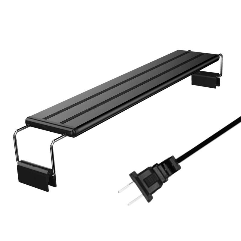 LED Aquarium Light For Plants 3 Color Reef Plant Fish Tank Light With Extendable Brackets Full Spectrum Reef Plant Fish Tank
