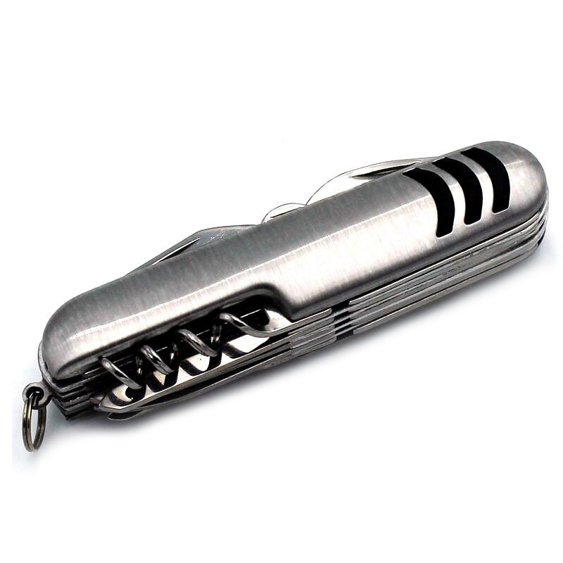 outdoor pocket multifunctional camping survival swiss knife mini folding knife