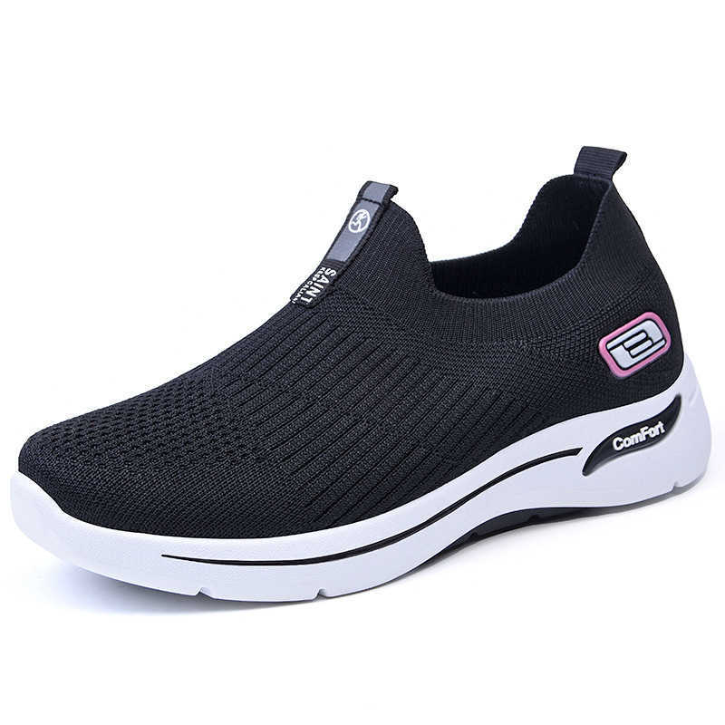 Female Shoes New Womens Shoes Fashion Mom Shoes Socks Shoes Soft Sole Sports Shoes Female
