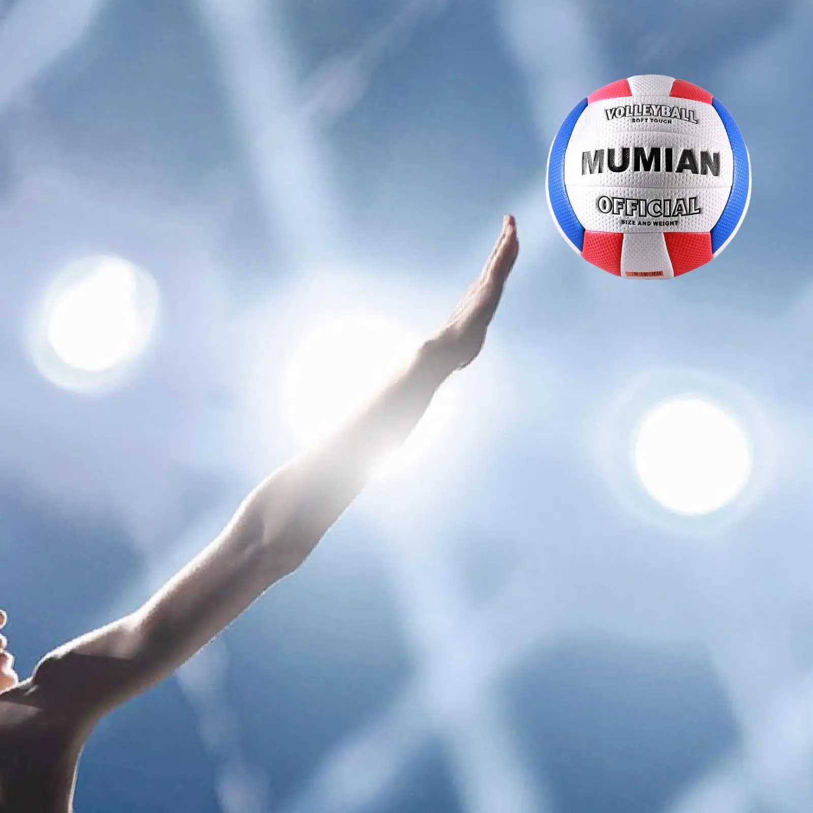 Outdoor Volleyball Soft Touch Volleyball Gym Training Professional Size 5 Beach Volleyball for Kids Adults Practice CompetitionXJ241230