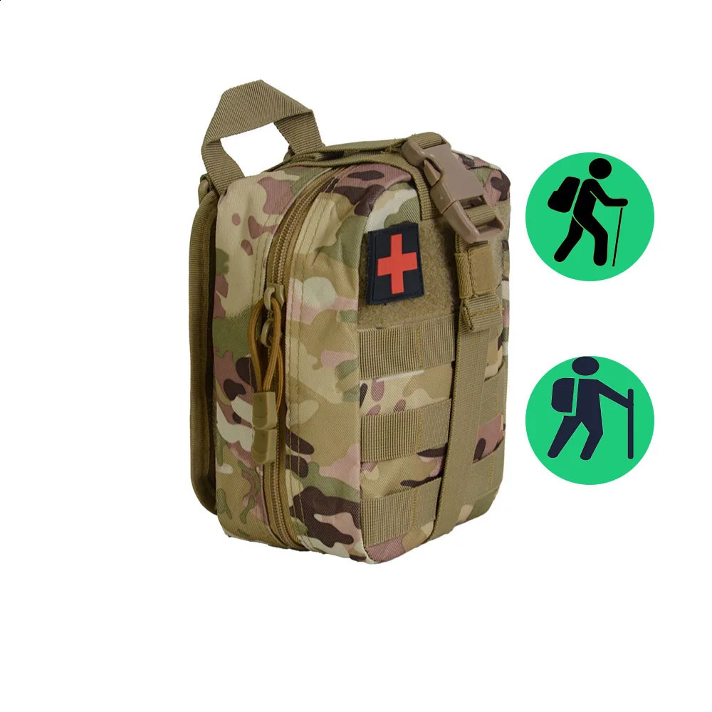 Tactical Accessories Kit Accessories Kit Tactical Waist Pack Hiking camouflage Outdoor climbing First Aid survival kit 241228