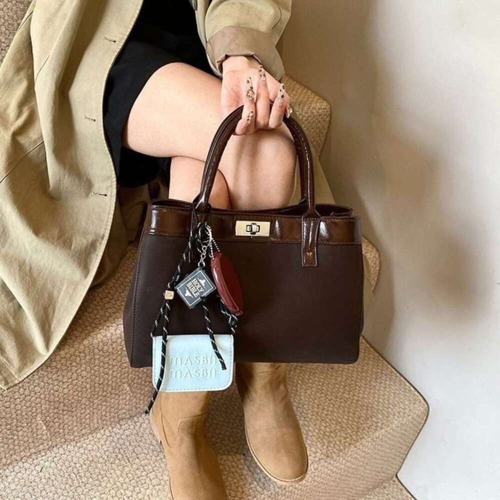 Women's Bags Handbag New Retro Patterned Contrasting High-Quality, And High Sensitivity, One Shoulder Crossbody Women's Designer Bag