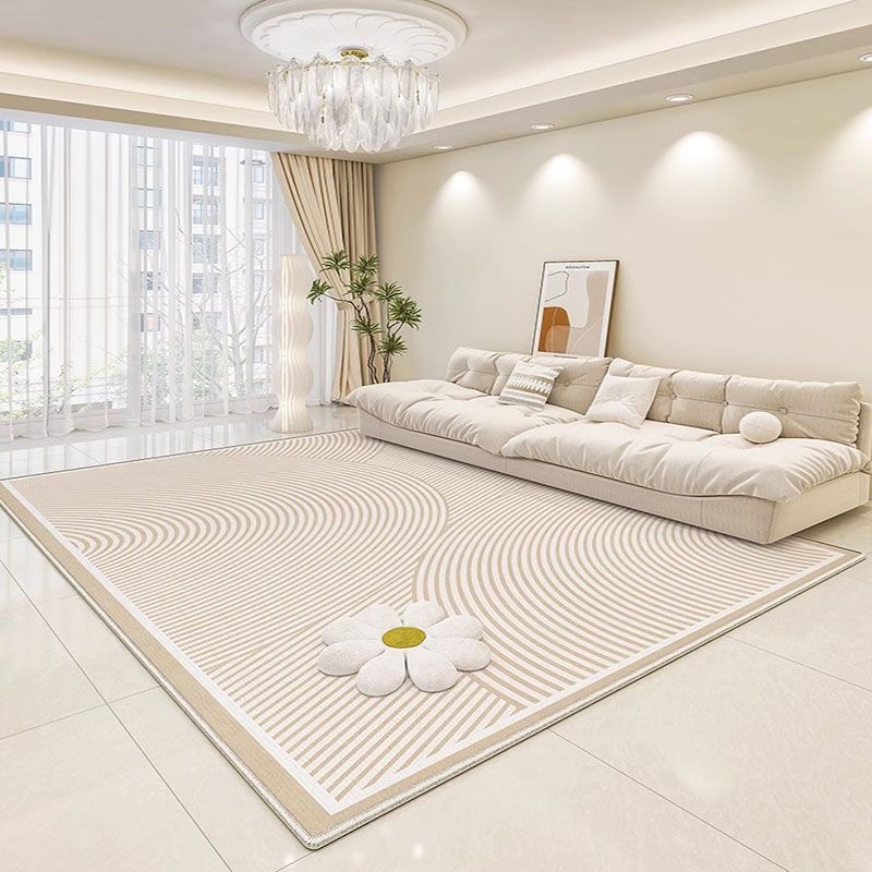 3779-122.8-SBDD-Modern Simple Wind Living Room Bedroom Solid Color Thick Non-Slip Square Carpet