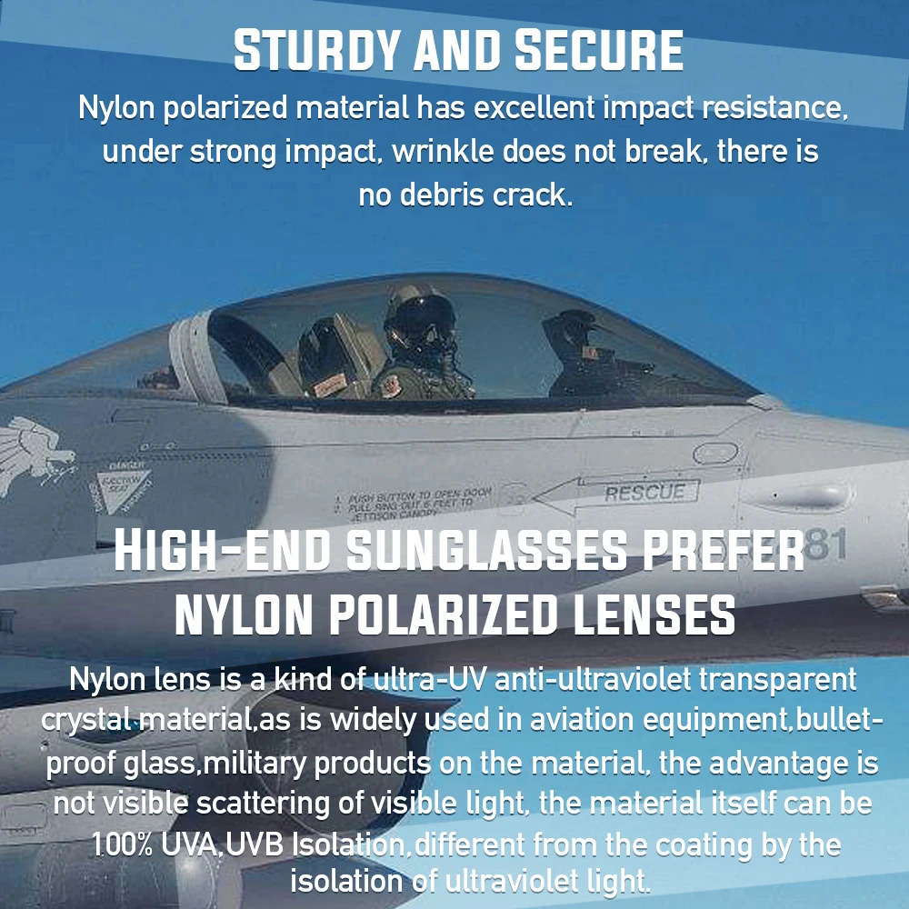 JULI Nylon Polarized Sports Sunglasses for Men Women Fishing Baseball Driving Sun Glasses TR90 Rimless Frame UV400 8001 241230