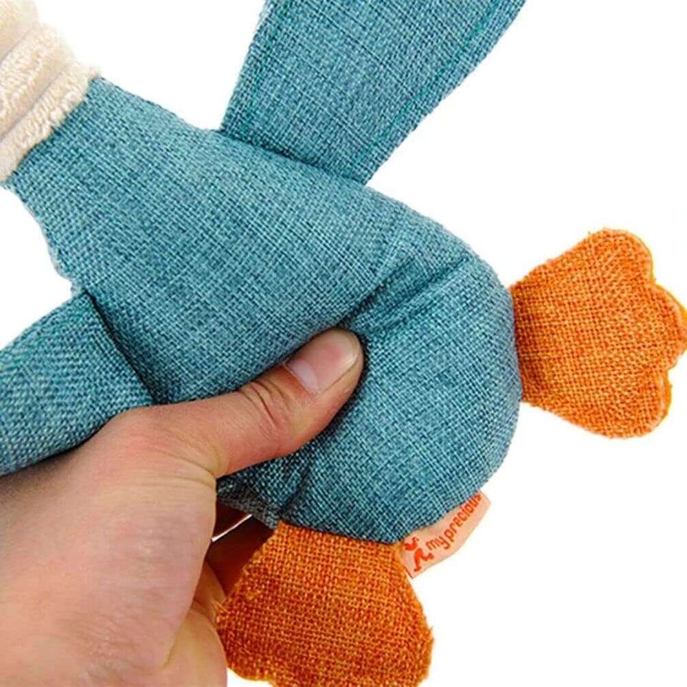 DHPET Squeaky Goose Durable Chew Aggressive Chewers Breed Dog Cat Play Interactive Toys for Small Medium Dogs Teething 12.99 Inch