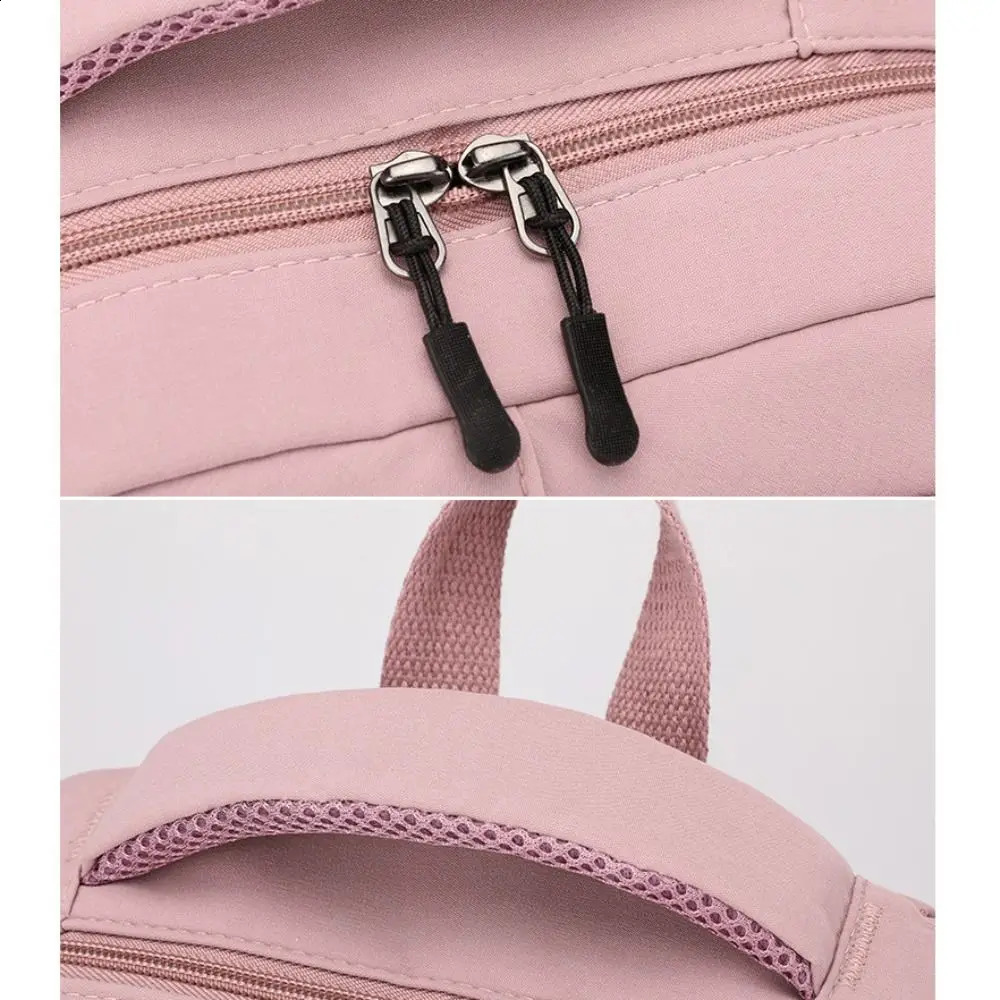 Fashion Large Capacity Womens Backpack Lightweight Oxford Versatile Backpack Solid Color School Bags Girls 241230