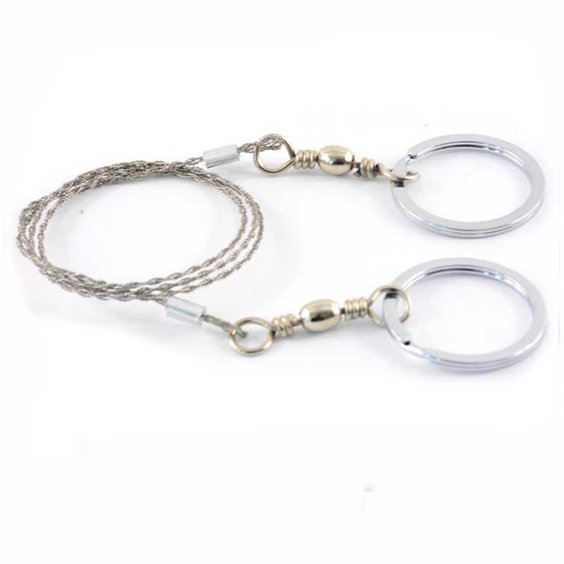 Metal diamond hand Wire Saw Emergency Camping Hunting Tool
