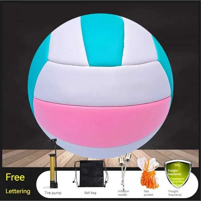 Indoor And Outdoor Standard Volleyball School Youth Soft Leather Training Competition No.5 Ball CustomizationXJ241230