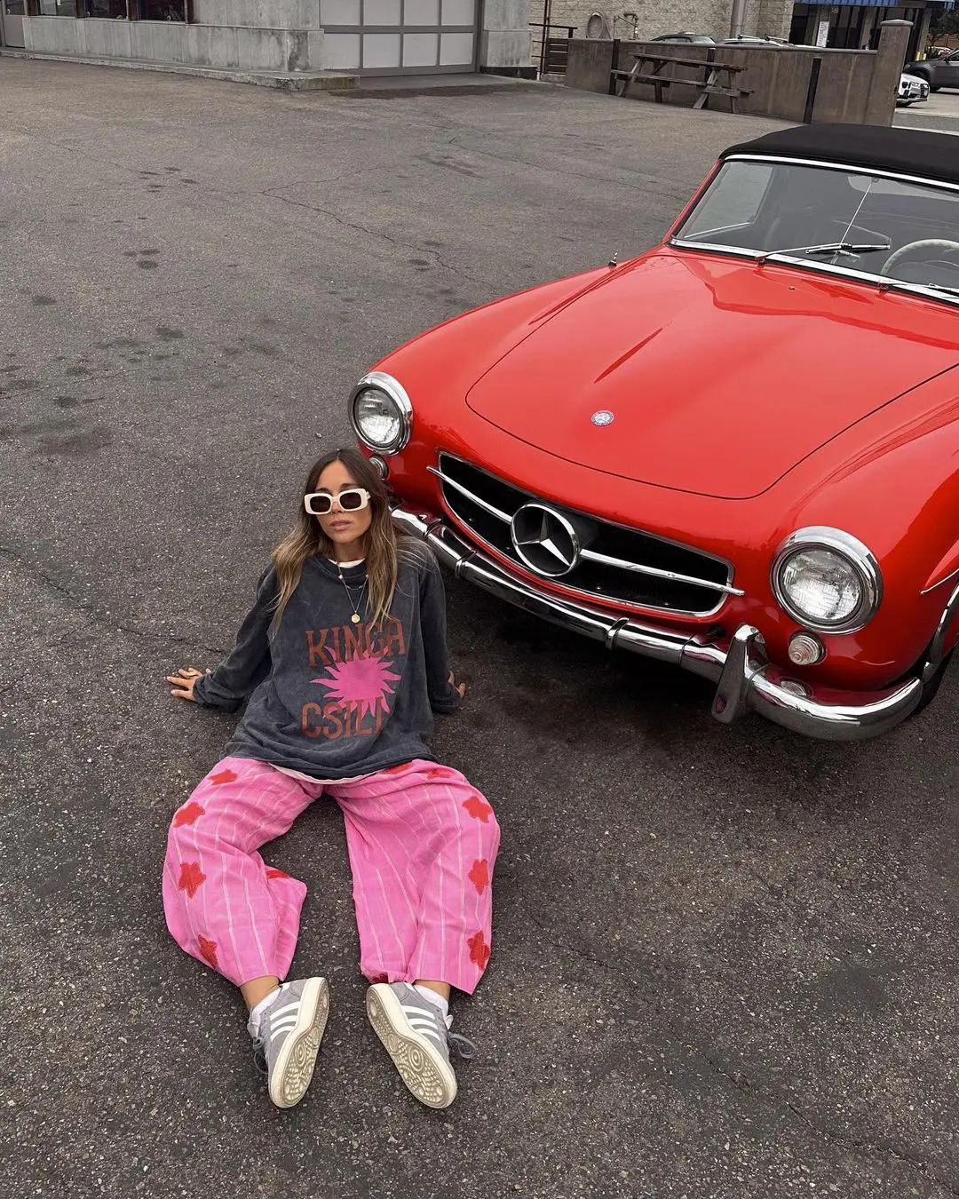 Harajuku Gothic Graphic T Shirts Autumn Streetwear Oversized Heavy Wash Long Sleeves Clothes Grunge Y2k Tops Goth Women Clothing 241224