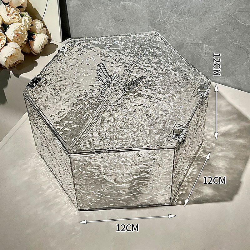 Octagonal Luminous Storage Box (Wing Style) Transparent