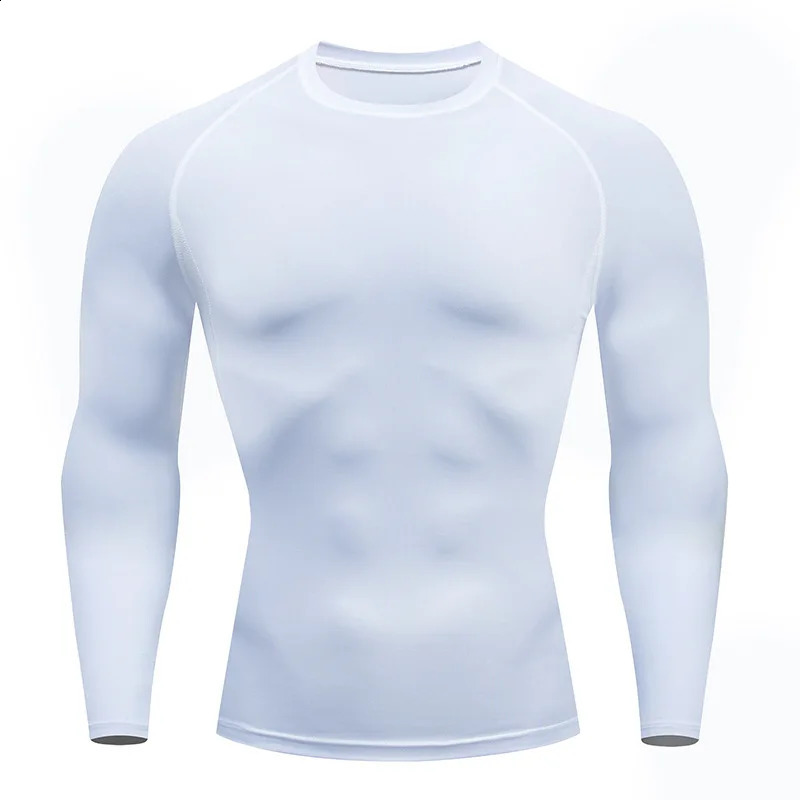 Men Workout Long Sleeve T shirt Spring Autumn Gym Running Sport Mens Tshirts Fitness Sportswear Outdoor Tops For Clothes 241223