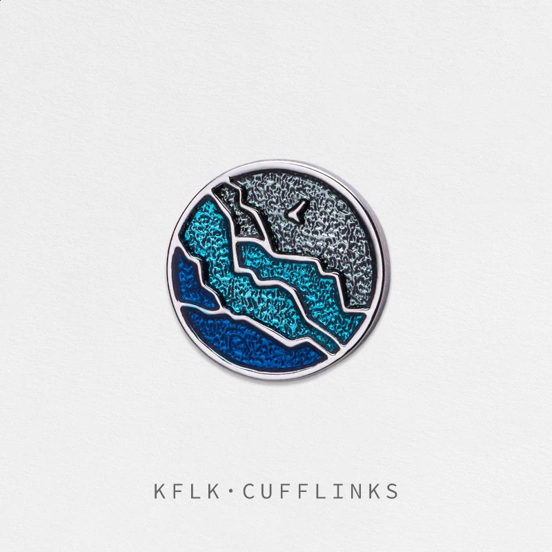 KFLK Fashion Advanced Color Scheme Brooch Pins Exquisite Brooches For Women Mens Costumes Badge Brooch Jewelry Wholesale 241230