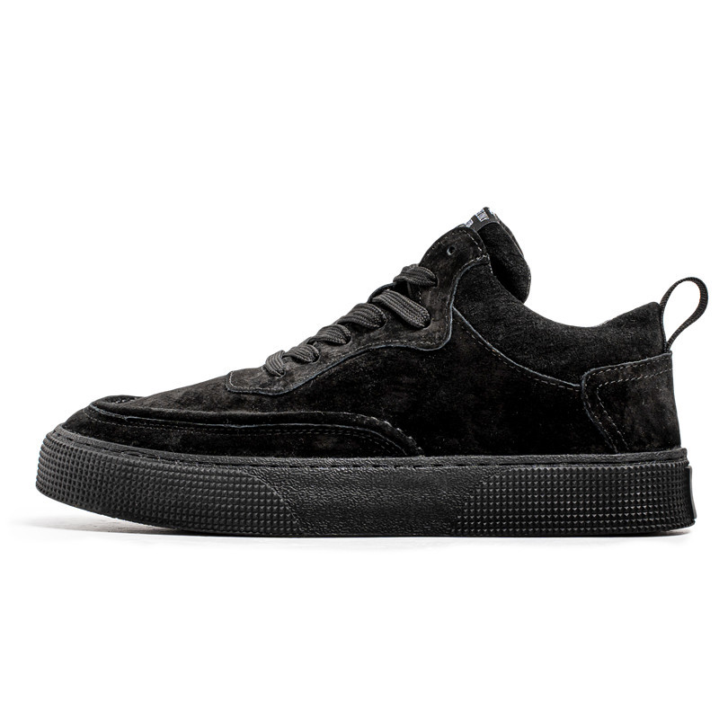 Men Casual Shoes Fashion 2025 New Early Spring Simple Style Trendy Versatile Triple Black Brown Khaki Free shipping
