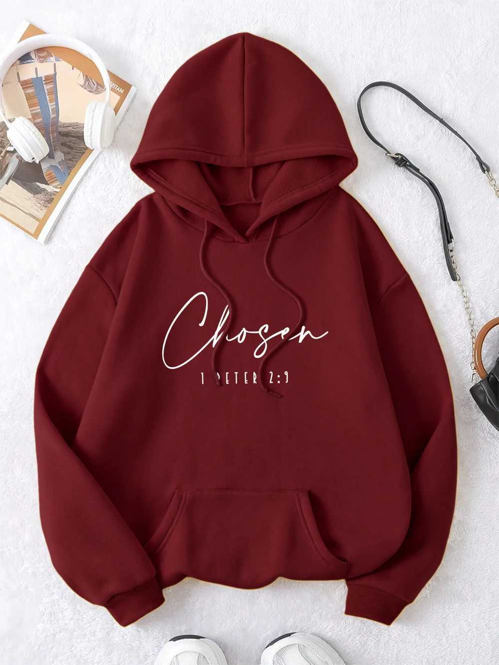 Choose me Peter letter printed hoodie mens new fashion hoodie wool hip-hop clothing Harajuku fashion hoodie couple W241230