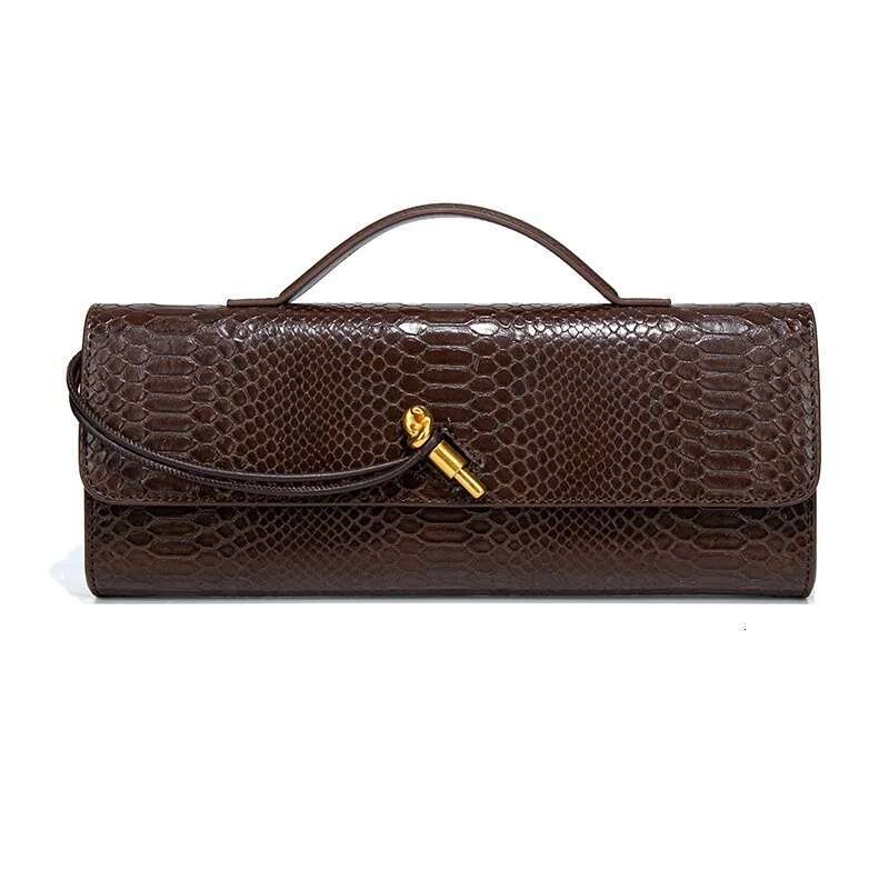 Women's Bags Handbag High-End Feeg Women's Trendy Crocodile Pattern Evening Vintage Niche Single Shoulder Slant Cross Bag Motorcycle Equipme