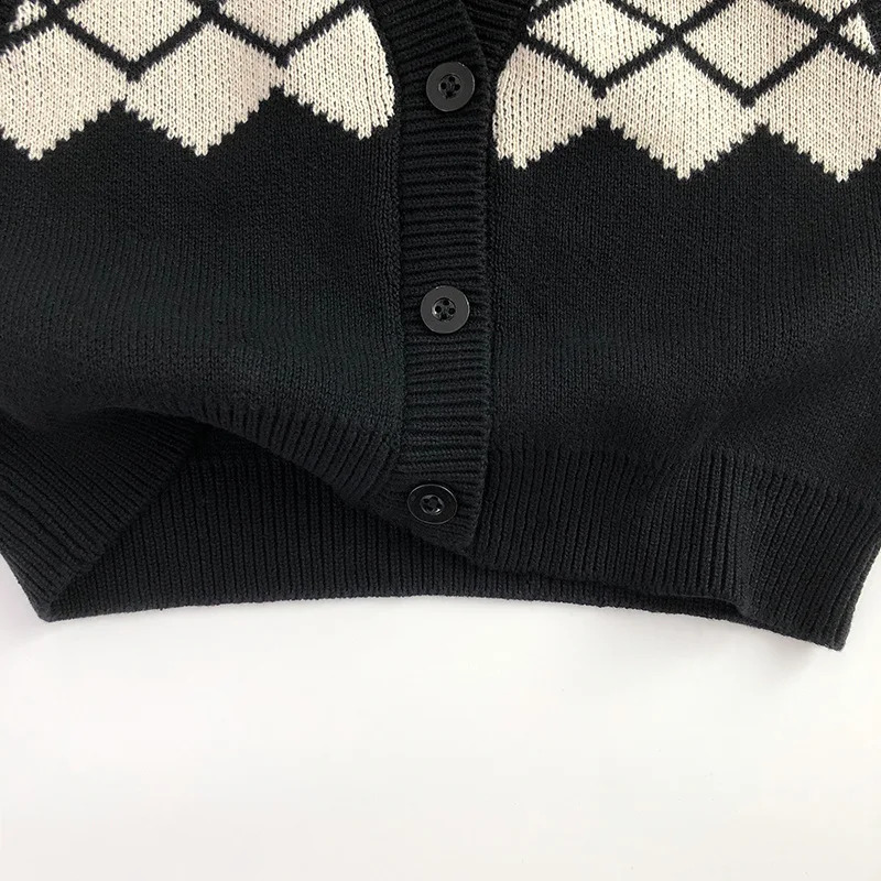 Autumn Kid Simple Casual Knitted Cardigan Vest Boy Baby Solid Knitting Pants Girl Children Knit Cotton Waistcoat Infant Knitsuit 241230