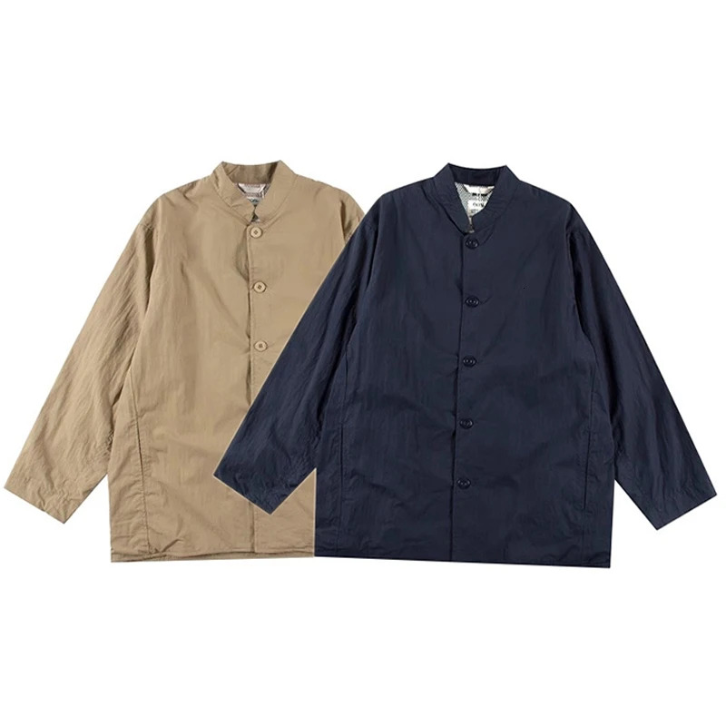 24Ss NANAMICA Japanese City Boy Casual Loose Outdoor Functional Standing Collar Jacket For Men