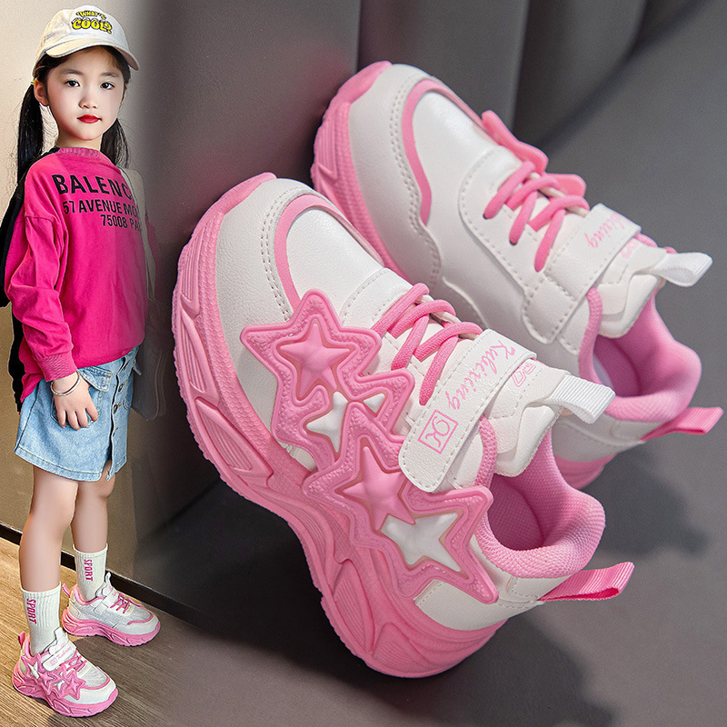 Girls Shoes 2025 Youth New Light Running Footwear Toddler Sports Jogging Trainers Happysteps Casual Kids Sneakers Sizes US9C-US5Y