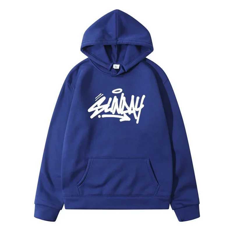 Letter Design Autumn Cotton Clothing Mens Sweaters Hoodies Y2k Hoodies New Printed Sweatshirts Street Clothing Harajuku Sweatshirts W241230