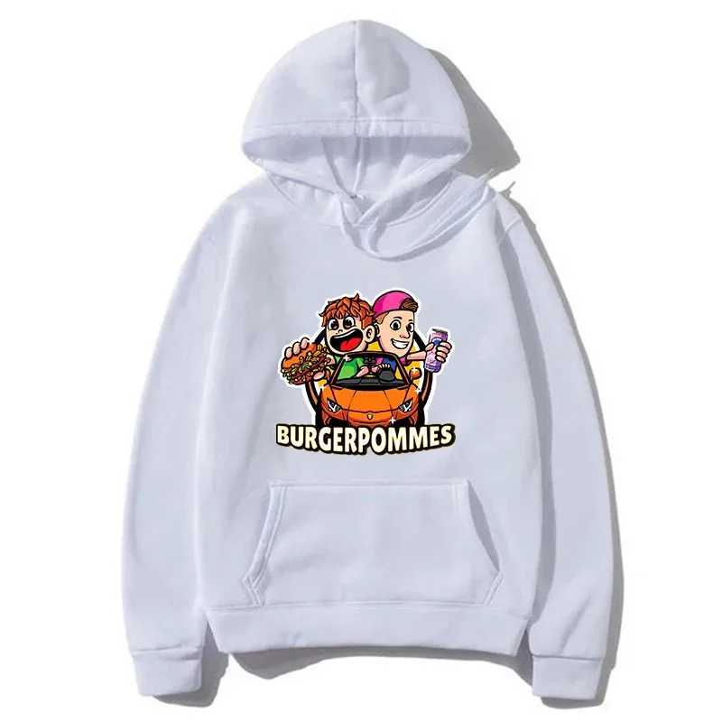 Burgerpommes Icrimax graphic mens/womens hoodie new comfortable casual hip-hop streetwear unisex sportswear printed hoodie mens W241230