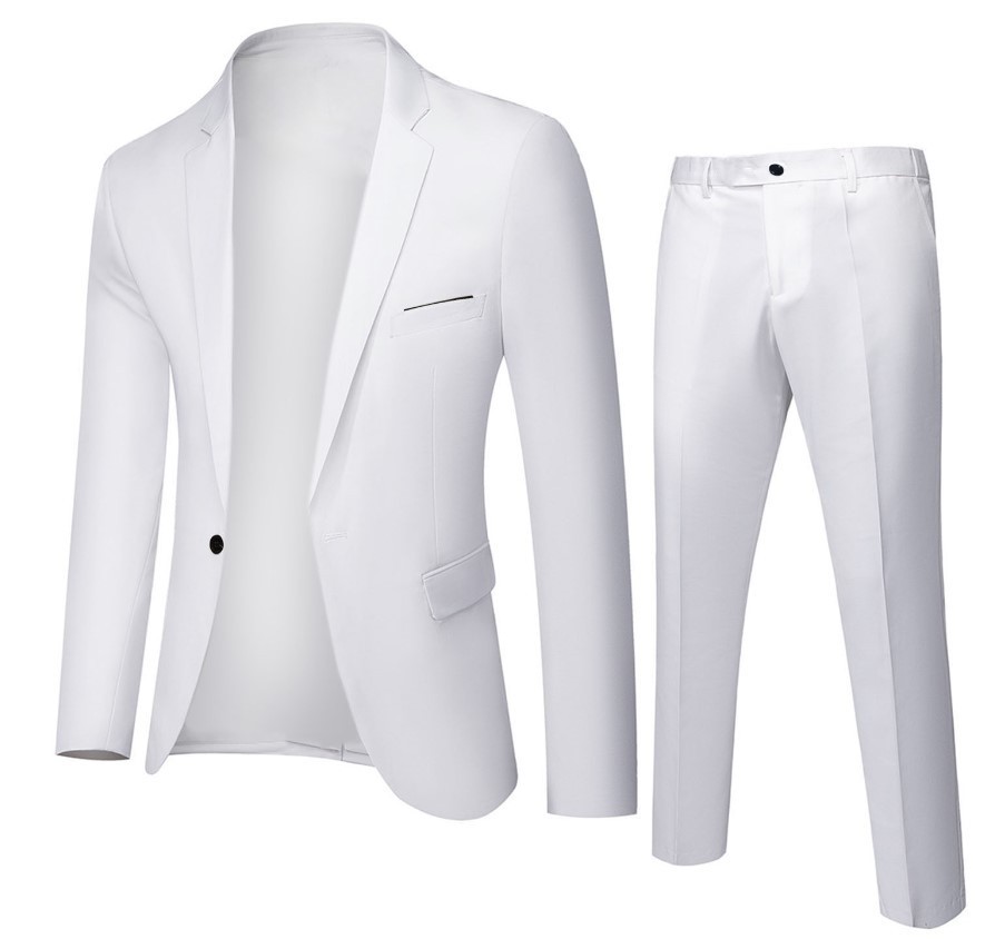 M1230New style wedding groom best man wear suit two piece suit men's casual suit