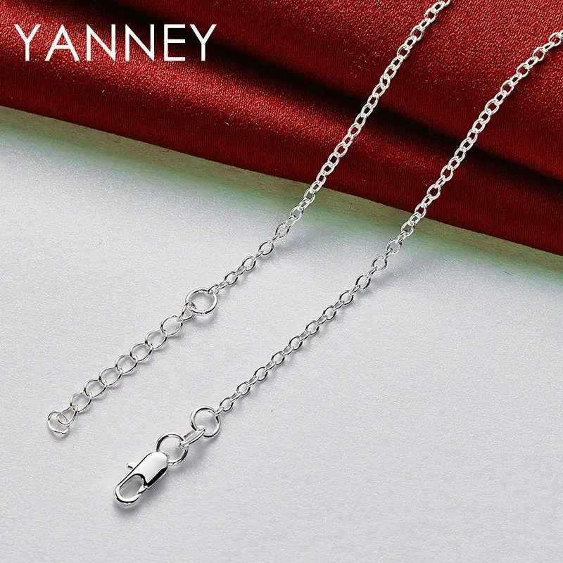 Luxury 925 sterling silver 18 inch high-quality Stethoscope heart-shaped necklace suitable for womens fashion charm gifts wedding jewelry W241230