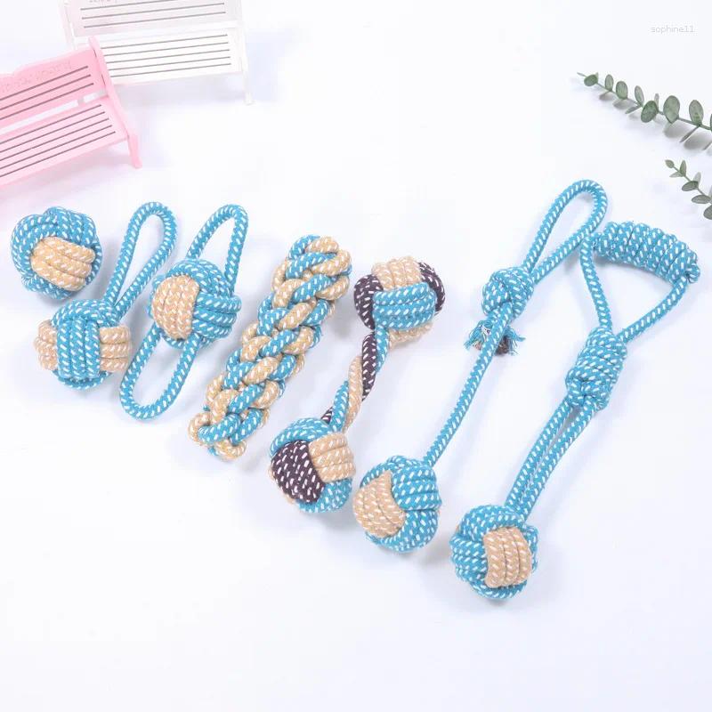 Update Pet Dog Toys For Large Small Dogs Toy Interactive Cotton Rope Mini Ball Accessories Toothbrush Chew Puppy