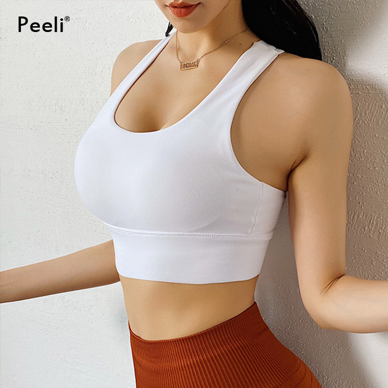 Seamless Sport Bras Women Plus Size Sexy Gym Crop Tops Breathable Solid Yoga Bra Workout Top Sports Underwear S-Xxl