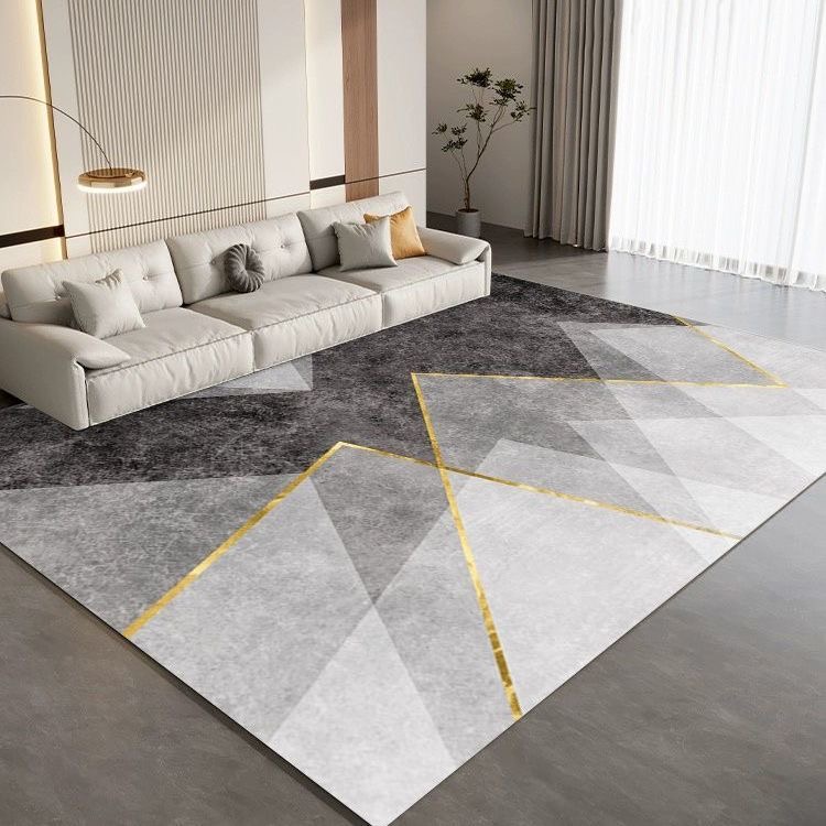 4679-57.8-GZX-Striped Art Carpet Elegant Large Area Living Room Carpets Comfortable