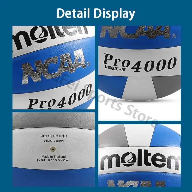 Original Molten Size 4 5 Volleyball Soft Touch Standard Match Training Volleyballs for Youth Adults Beach Balls Free GiftXJ241230