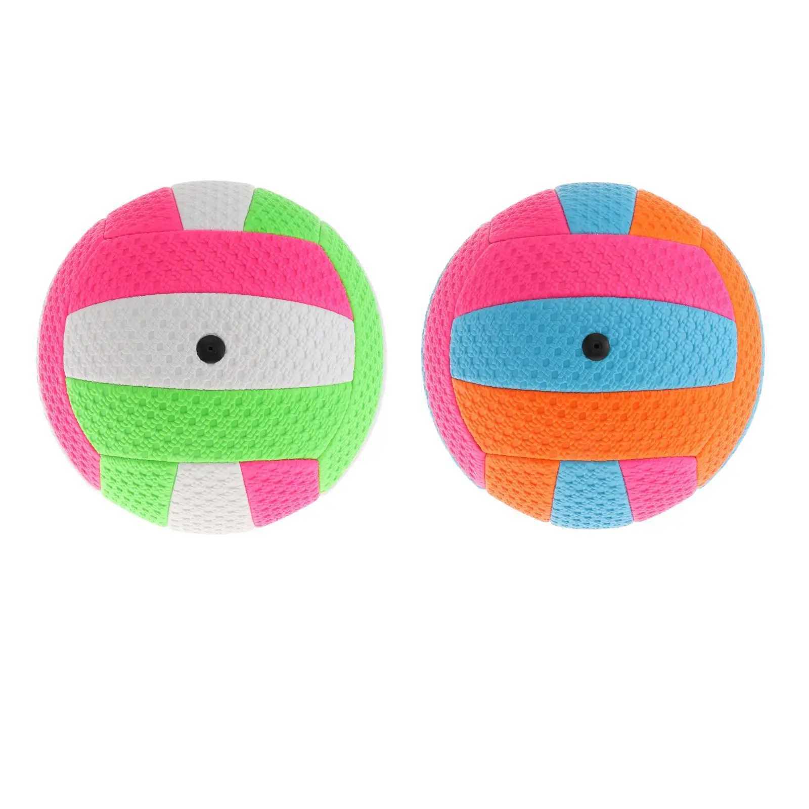 PVC Volleyball Size 2 Soft Touch Game Training Practice Recreational Ball 5.9inch Children Toy for Sand BackyardXJ241230
