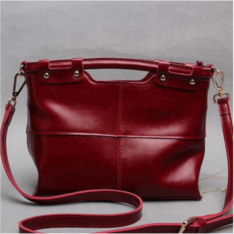 2022 Original Ecological Leather Women's Bag Cross Shoulder Handbag Guangzhou New Rivet
