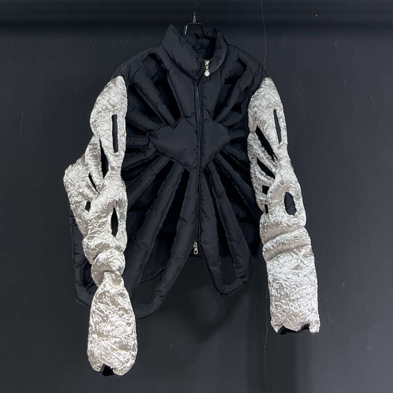 Men's Wear Men's Wear Camouflage Vest Jacket Sleeveless Hollow Out Niche Zipper Contrast Color American Streetwear Male Tops