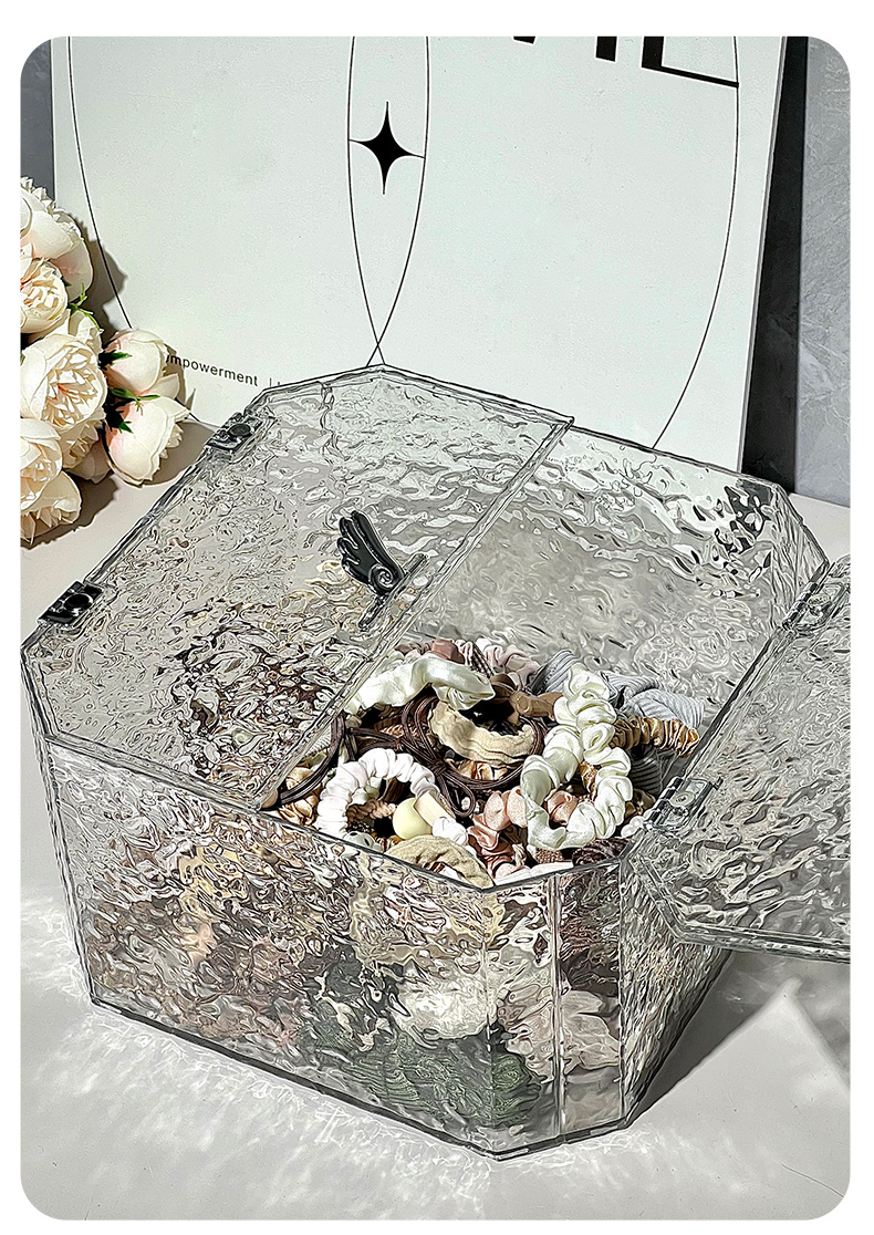 Hexagonal Luminous Storage Box (Single Box) Transparent