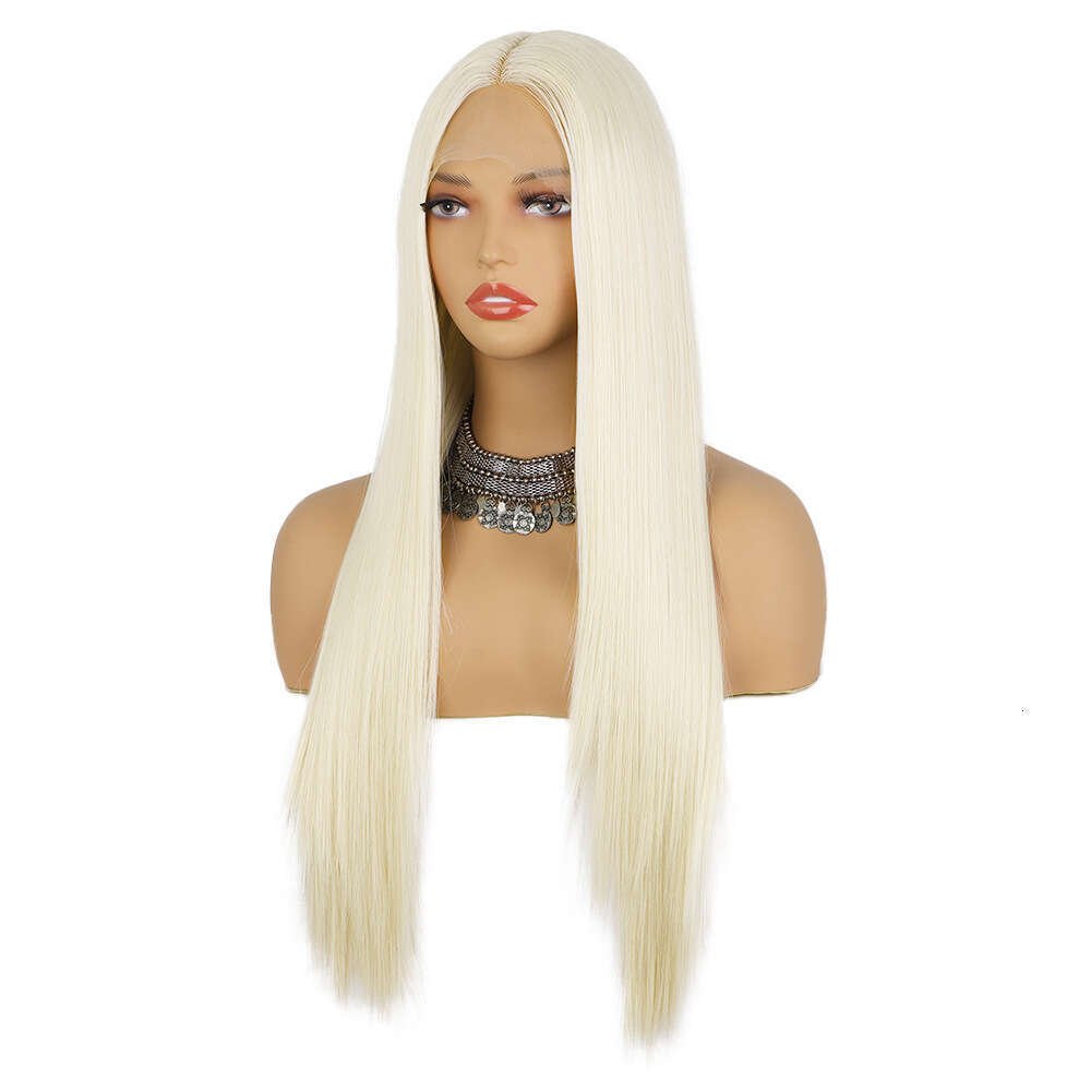 Lace Front Wig Cover T Shape Cos T-Shaped 13 * 4Lace Long Straight Hair For Women, Front Lace Wig Full Head Cover Kq2 Kq2
