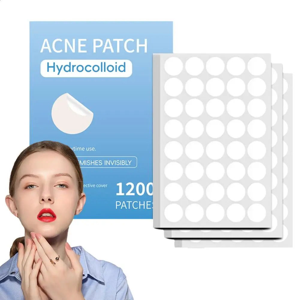 4008001200pcs Face Skin Care Acne Pimple Patch Invisible Professional Healing Absorbing Spot Sticker Covering For Men Women 241230