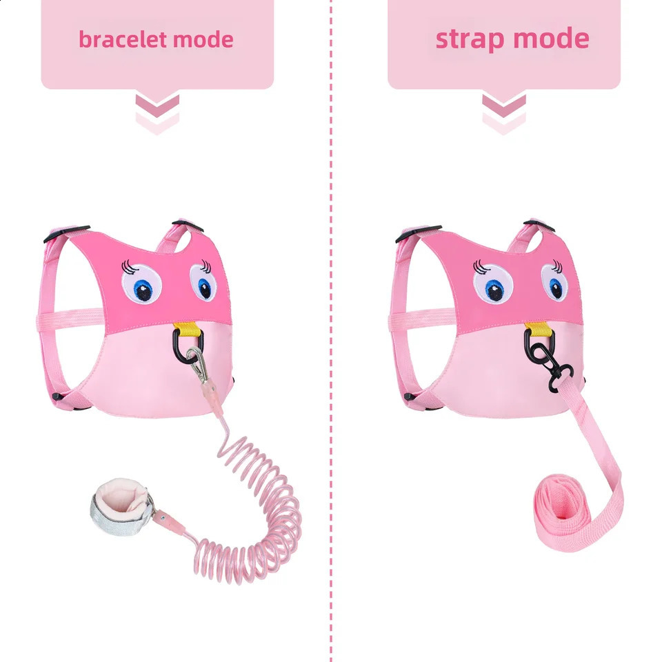 Child Safety Harness Walking Rope Baby Anti-lost Backpack Two-in-one Leash Handheld Device Lifesaving Tool For Kids 241230