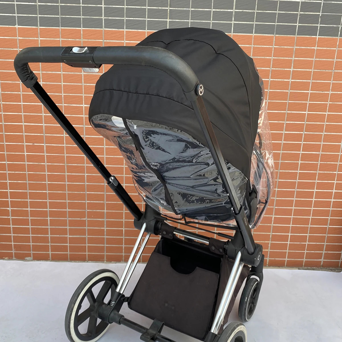 Stroller Rain Cover Compatible With Cybex Priam Mios Balios Stroller Stroller Accessory Wind Cover Transparent EVA Weather 241230