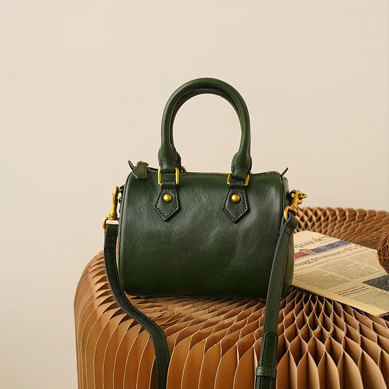New Boston Genuine Leather Women's Bag Mini Shoulder And Crossbody Bag Vintage BagVoyage