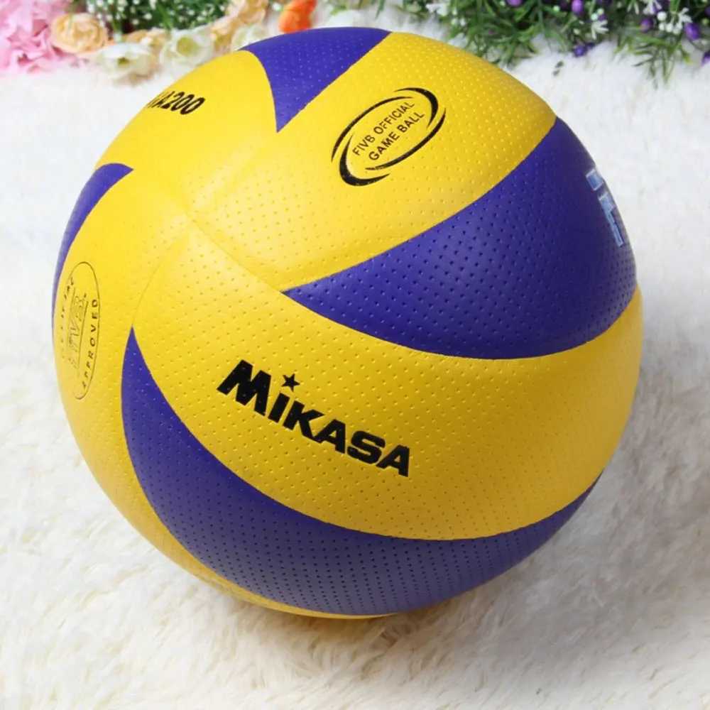 Boy Christmas Gift Volleyball ballModel200/300 Super Hard Fiber Brand Competition Size 5Optional Pump + Needle + Net BagXJ241230