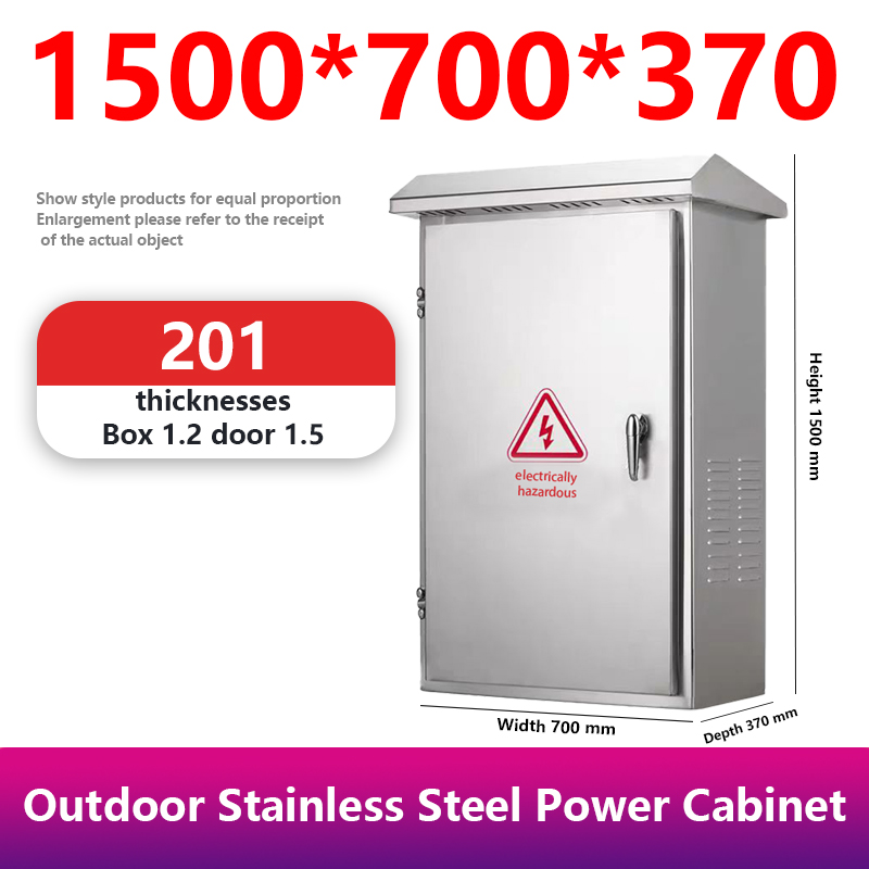 304/201 Outdoor stainless steel electrical box enclosure, weatherproof Enclosure box with insulated project box