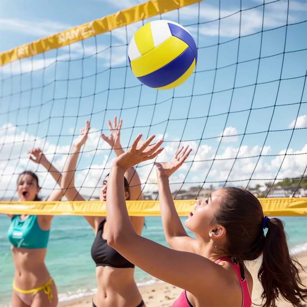 Size 5 Beach Volleyball 2.7mm Thicken PVC Eco-friendly Ingredients Durability Professional Competition Volleyball For TrainingXJ241230