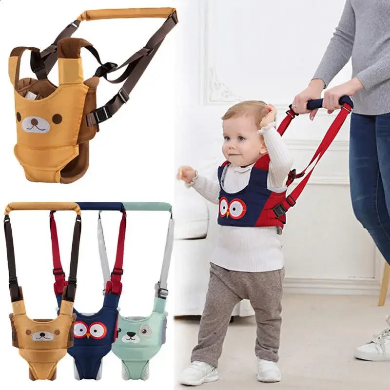 Toddler Baby Walking Harnesses Backpack Leashes For Little Children Kids Assistant Learning Safety Reins Harness Walker 241230